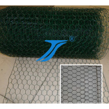 Malla de alambre hexagonal revestida de Gabion del PVC de alta calidad hecha en China